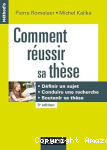 Comment réussir sa thèse vignette